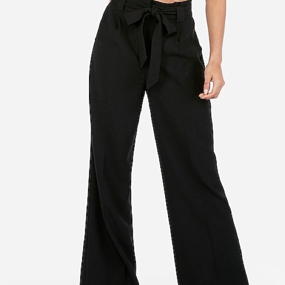 High waisted paperbag wide leg pant - Picture 2 of 2